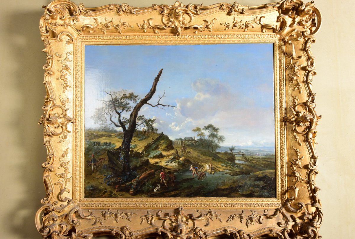 HeritageFundUK's tweet photo. Great news! Our friends at the #NationalHeritageMemorialFund are supporting @EnglishHeritage with the acquisition of the Dutch Golden Age Jan Wijnants’ painting 'Landscape with hawkers and sportsmen', for @BrodsworthHall and Gardens.🖼️
More 👉 https://t.co/kiV2r0E4ni #NHMF https://t.co/ACvpgdOmMW