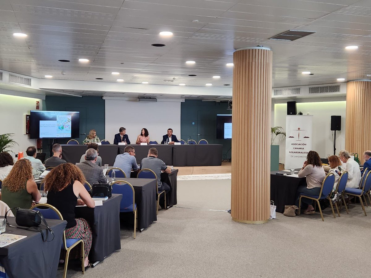 🧶: Ya están aquí las X Jornadas Laborales de Lanzarote bajo el título “Observando el Derecho Social desde Lanzarote”.

🗣️ 1ra ponencia  a cargo de Carlos Hugo Preciado, Magistrado del Tribunal Superior de Justicia de Cataluña 

<a href="/JornadasLanzaro/">Jornadas Laborales</a>