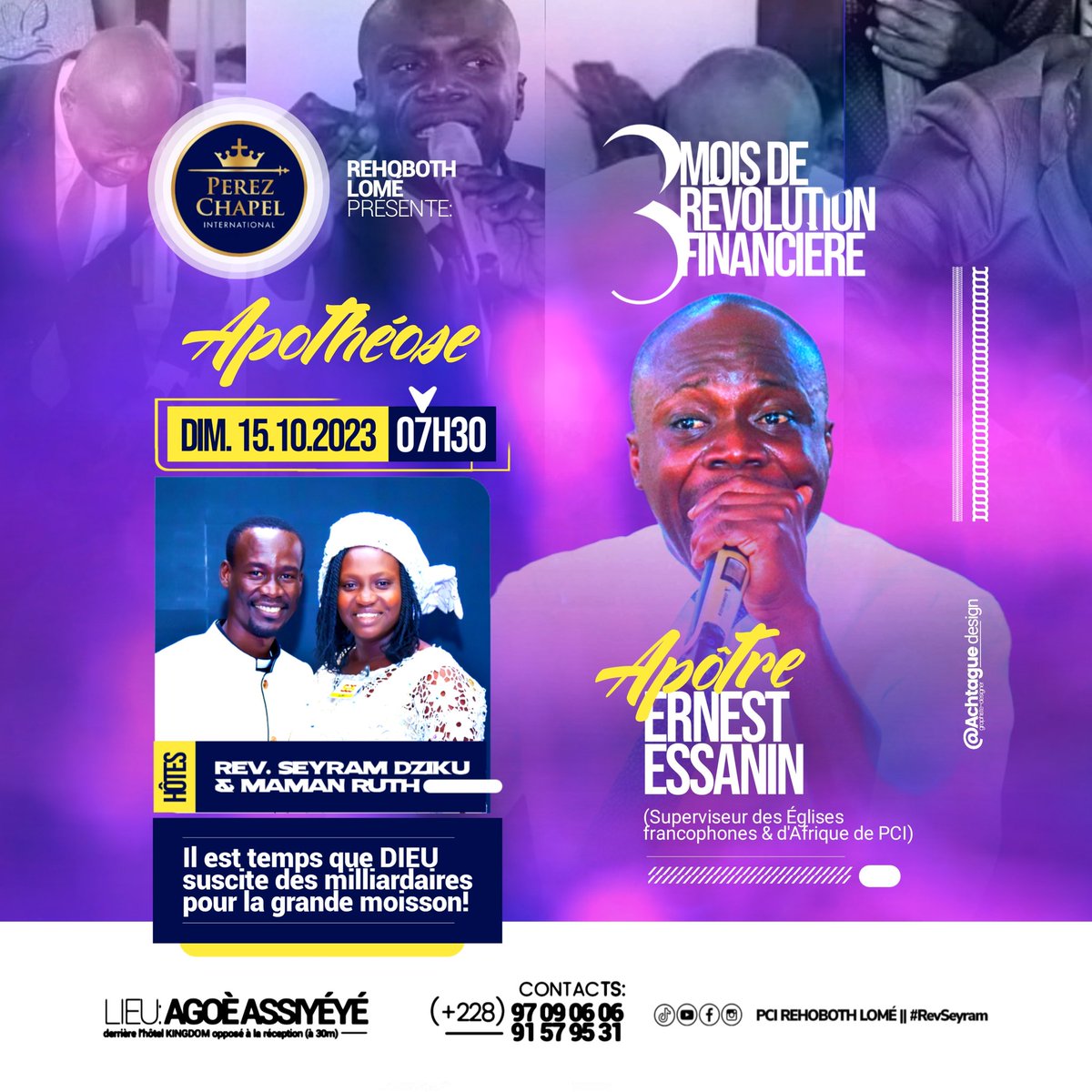 RevSeyram's tweet image. #Apotheose #J-3
#3Mois #RevolutionFinanciere 
Hôtes : #RevSeyram &amp;amp; #MamanRuth