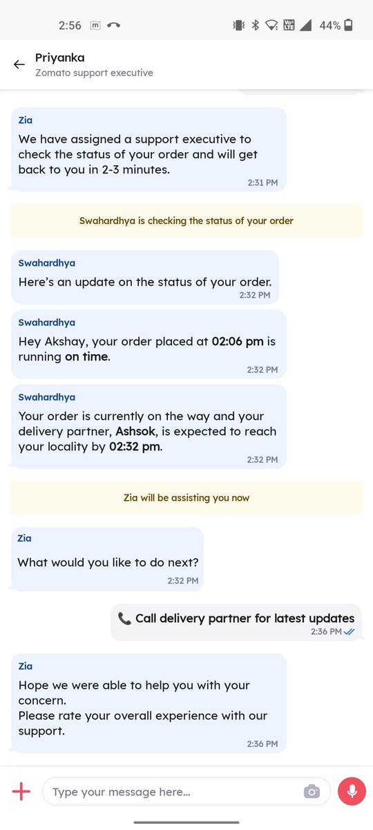 Ak_vaswani's tweet photo. @zomatocare
@zomato
@deepigoyal 

After waiting for an hour , it got cancelled. 
Like seriously this is the best resolution from your side ????

Now ready to be hungry for whole day . https://t.co/50v5fexVZB