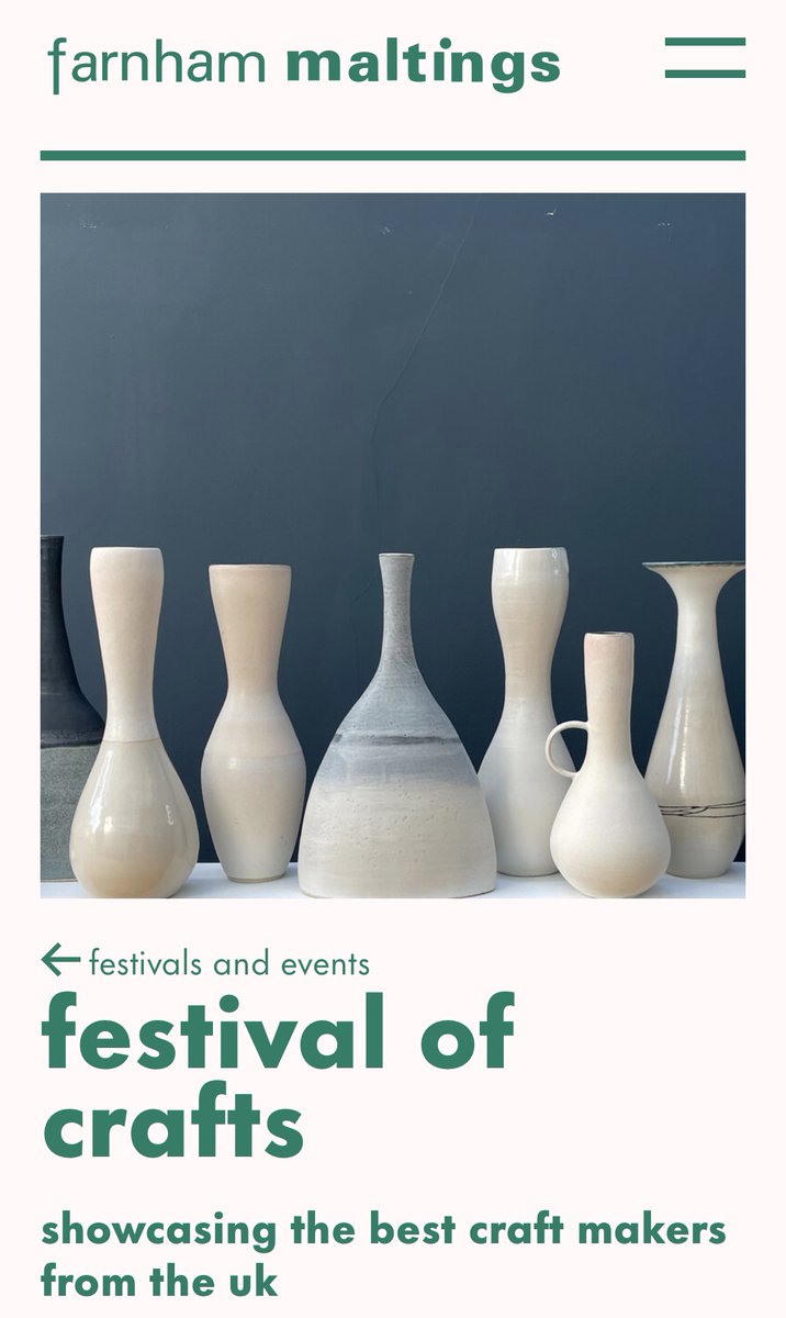 Sad to miss this this weekend. @farnhammaltings Worth a visit if you are thinking about buying beautiful hand crafted gifts for people this year. #buylesschoosewell