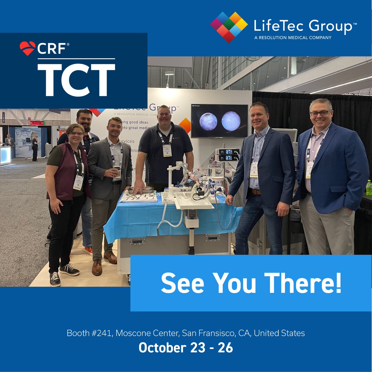 Visit the booth of LifeTec Group and Resolution Medical at the TCT Conference to discover how we are supporting the future of cardiovascular healthcare! lifetecgroup.com/news/meet-us-t…