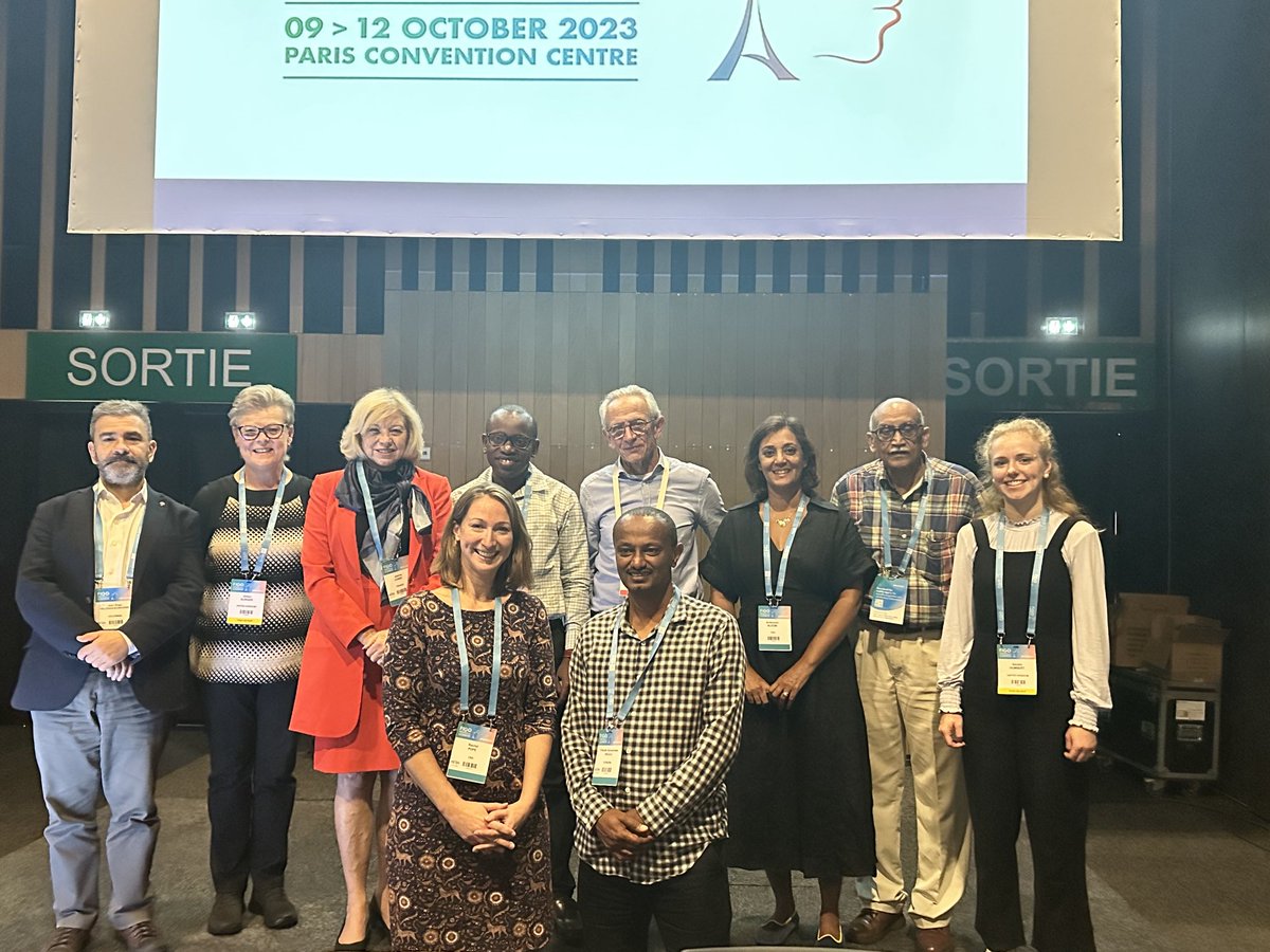 #FIGO2023 Obstetric Fistula Committee including FIGO president ⁦⁦@jeanneconry⁩ What a powerhouse of leaders! Thank you for your commitment to women with fistulas and to the prevention of fistulas! ⁦@globalgyno⁩ ⁦@FistulaGillian⁩