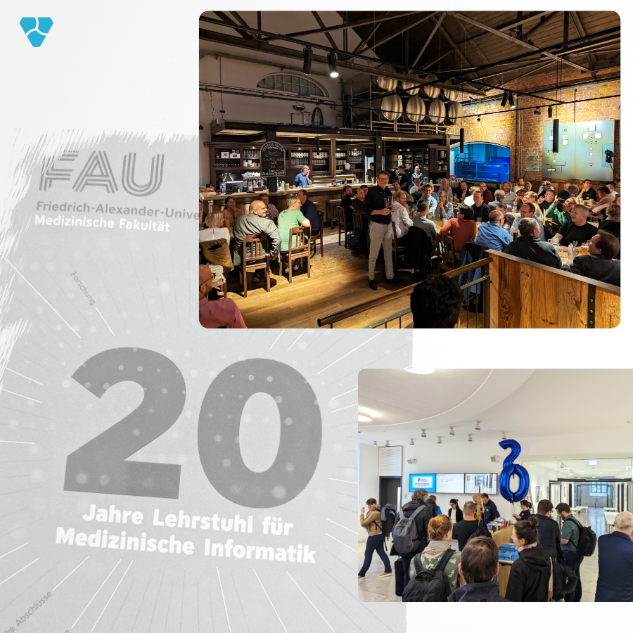 AcaltaGmbh's tweet photo. Our #Congratulations go to the institute of Medical Informatics @UniFAU for 20 years of great work and support! https://t.co/WFrWdw9DtQ