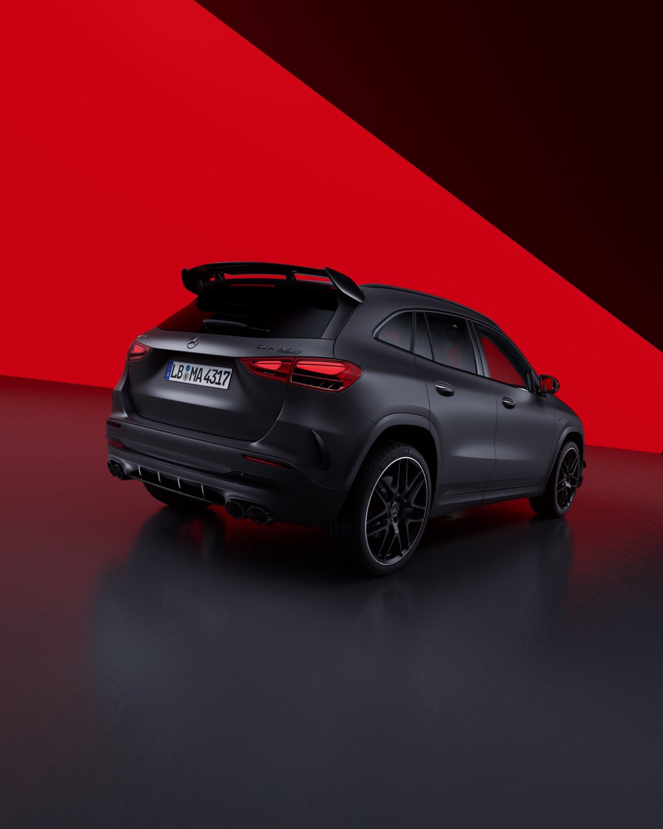 Home is a pace. Introducing the new Mercedes-AMG GLA 45 S 4MATIC+.

#MercedesAMG #GLA45S #AccessAllAreas

[Mercedes-AMG GLA 45 S 4MATIC+ | Kraftstoffverbrauch kombiniert: 10-9,5 l/100km | CO₂-Emissionen kombiniert: 227-215 g/km | amg4.me/DAT-Leitfaden]