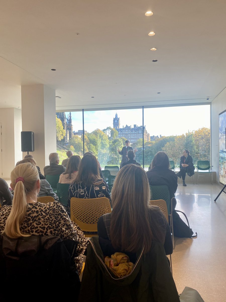 hamiltonsj1's tweet photo. @ETAG_UK @NatGalleriesSco networking breakfast. Informative briefing and showcase of the new Scottish Galleries. Just superb!
With awesome hospitality from @thescottishcafe #Edinburgh #tourism #Hospitality https://t.co/3w2GDFqWX9