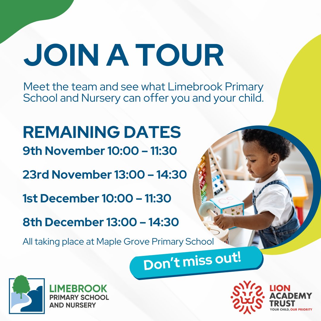 We’ve loved meeting so many families at our Limebrook Primary School & Nursery open events. If you'd like to find out about our new school & nursery, book on to a school tour! Visit limebrookprimary.net/about-the-scho… or DM us to reserve your place #Admissions2024 #MaldonEssex