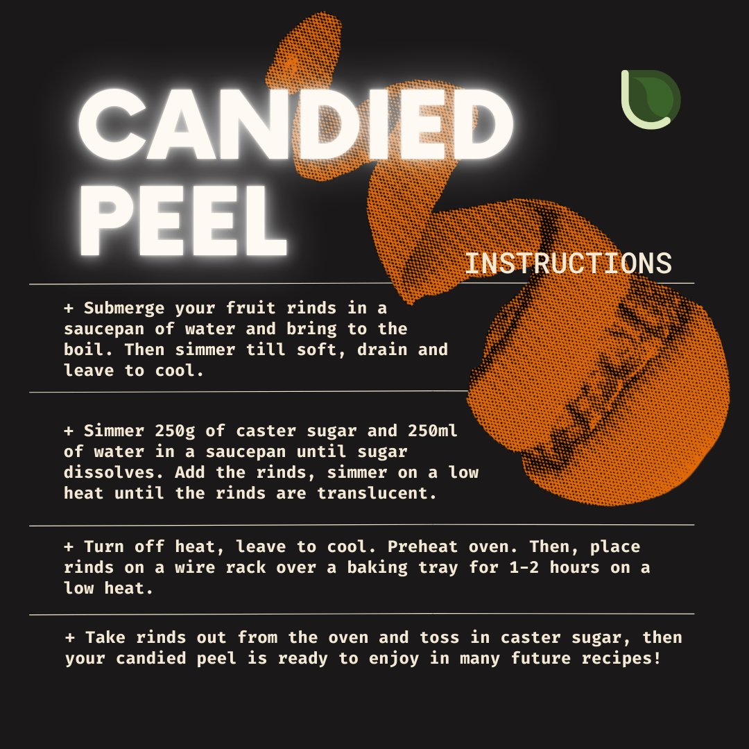 Peeled off with the same garnishes?? 🥱

Try this easy recipe using your wasted peels and enjoy!! 🍊🍋

#leafe #leftoverrecipe #wastemanagement #foodmanagement #zerowaste #bristolfoodie #chefstalk #vegan #sustainable