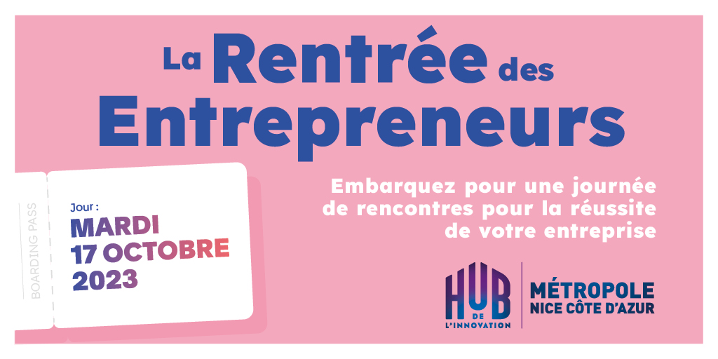 🚀Prêt à booster votre entreprise à la rentrée ?💪

💡 Inscrivez-vous dès maintenant pour une journée dédiée à la réussite de votre entreprise 🌟

🌱 Aloura, prêts à passer à l'action après une pause estivale bien méritée ❓

➡️ business.nicecotedazur.org/rentree-des-en…

#NiceCotedazur