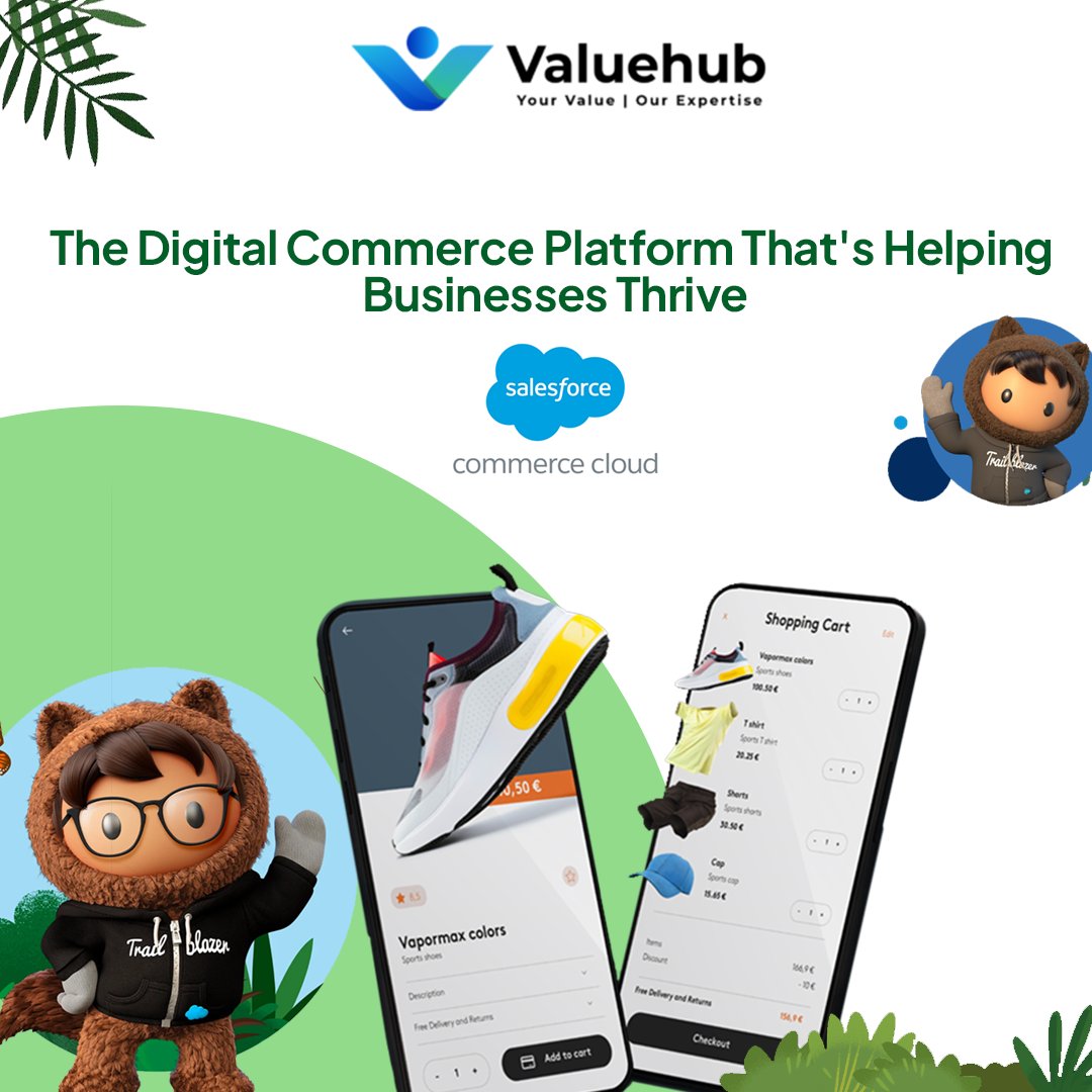 ValueHub_'s tweet photo. Transforming Shopping Dreams into Reality!
Meet Salesforce #CommerceCloud โ Where Innovation Meets Commerce.
Scalable - Agile - Personalized
From product magic to seamless integration, weโve got it all!
#salesforce #ecommerce #shopping #commercerevolution #salesforcemagic https://t.co/QRUxrT2ERx