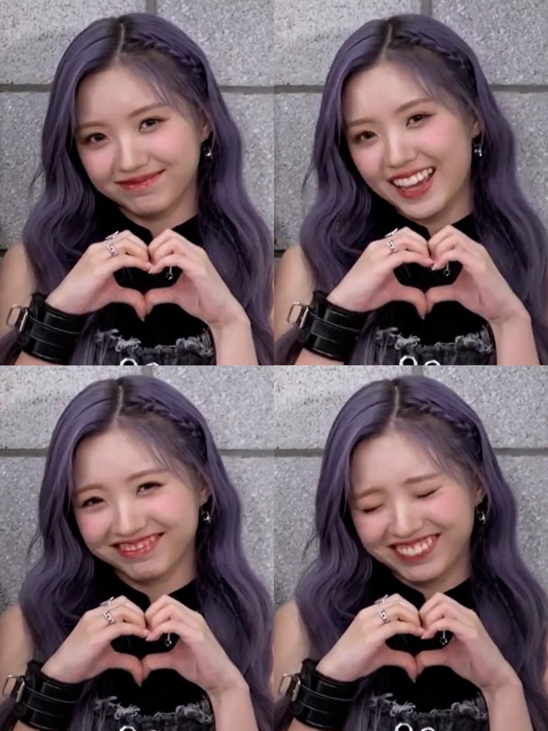 yeseofilm's tweet photo. dark purple haired yeseo has my whole heart https://t.co/lYdyFh9YUU