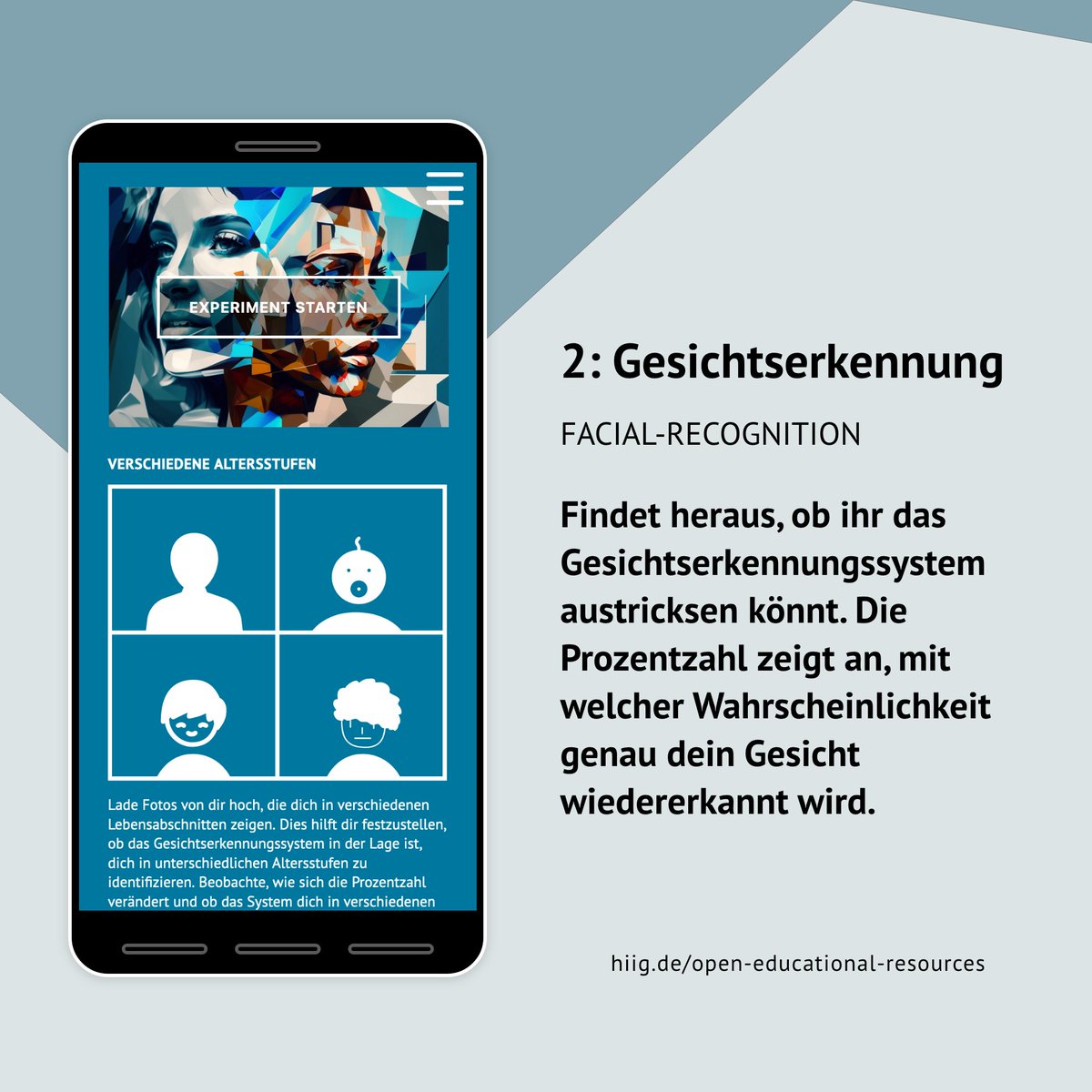 hiig_berlin's tweet image. #FacialRecognition &amp;amp; #FacialDetection: Die Experimente &amp;amp; Erklärvideos erläutern die Funktionsweisen dieser #KI-Systeme. Wo &amp;amp; wie werden sie heute schon im Alltag eingesetzt? Wir legen großen Wert auf #Datenschutz. Eure Daten werden nicht gespeichert &amp;amp; die Systeme arbeiten lokal.