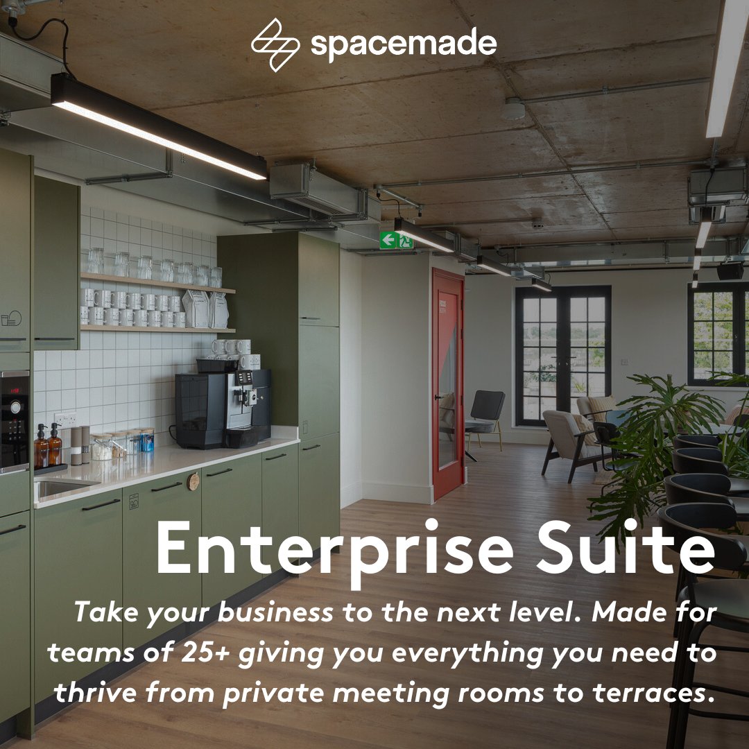 Discover workspace perfection in our Enterprise Suite! 🏢 Prime location, roomy capacity, private meetings, and inspiring breakout spots are waiting for you. Elevate your work environment today! 💼 #offices #SharedWorkspace #officespace #Collaboration