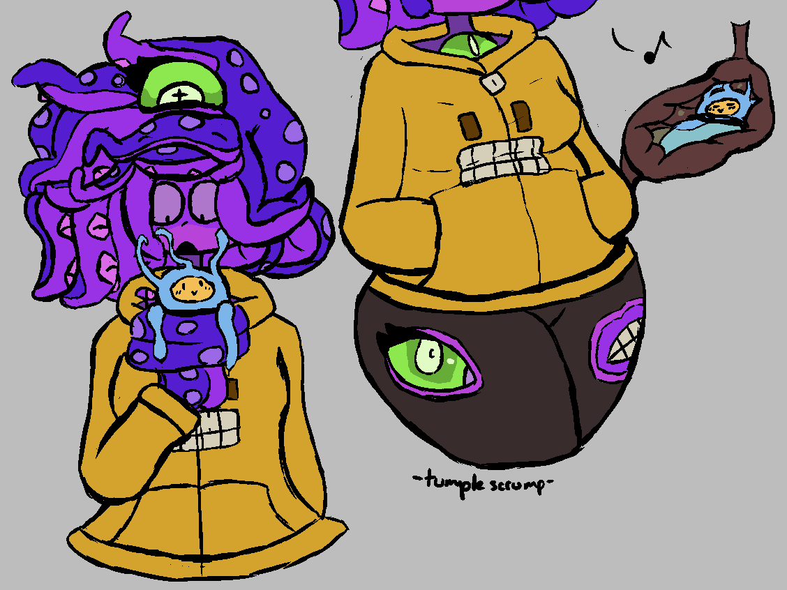 tumplescrump's tweet photo. flat color comm 4 wazamatit on eka's !!!!

i wish i knew more about monster prom to make a joke about it but zoe's kinda gender envy tbh https://t.co/hhBLFluGoJ