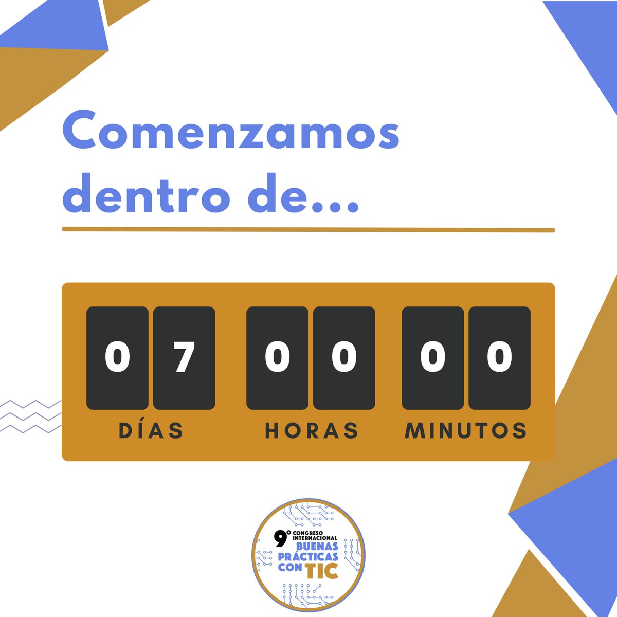 Congreso Internacional Buenas Prácticas con TIC (@congresoticuma) on Twitter photo 9º Congreso Internacional de Buenas Prácticas con TIC 🖥️📱
🗓️ Del 24 al 26 de octubre de 2023
📍  Facultad de CC. De la Educación
#FacultadCCdelaEducación #InnoeducaUMA #buenasprácticas #TIC #innovación #congreso #internacional #educaciónytecnología #UMA #Málaga 9º Congreso Internacional de Buenas Prácticas con TIC 🖥️📱
🗓️ Del 24 al 26 de octubre de 2023
📍  Facultad de CC. De la Educación
#FacultadCCdelaEducación #InnoeducaUMA #buenasprácticas #TIC #innovación #congreso #internacional #educaciónytecnología #UMA #Málaga