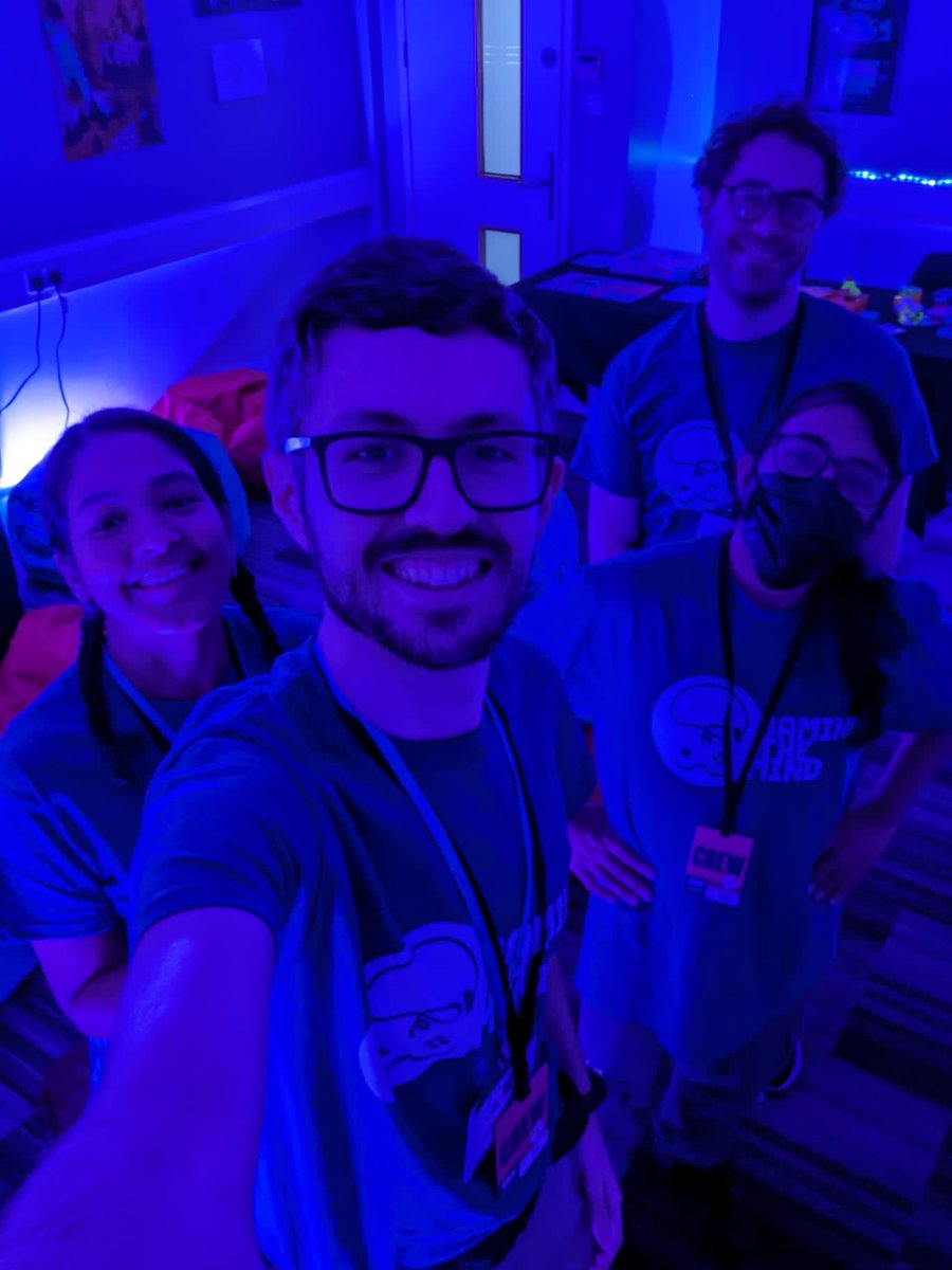 gamingthemind's tweet image. Are you at @EGX and want to take a breather? Come to our Reset Room, a calm oasis where you can chill, do lo-fi activities, and re-energise before heading back to the show! We have mental health information too! Staffed by our awesome crew.  Find us near the tabletop zone! 🧠🎮