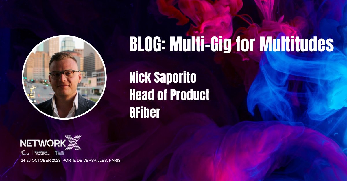NetworkXEvent's tweet photo. .@NetworkX_event speaker Nick Saporito, Head of Product, @googlefiber, explores the origins of @Google's multi-gig #PON for the people approach to fast #Fibre access. Read Nickโs article here: https://t.co/jMHYBXPCNC
#FixedNetworks #Broadband #FTTH https://t.co/cr1YdmqMgf