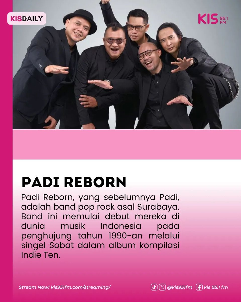 kis951fm's tweet photo. #PadiReborn #PadiBand https://t.co/QJRakVznCK