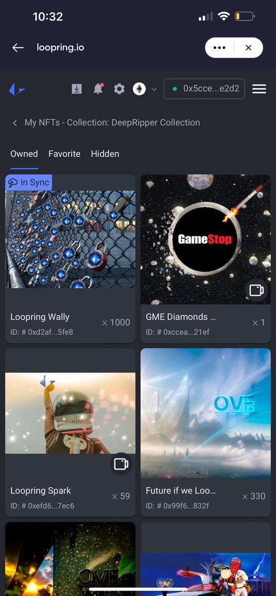 deepripper42069's tweet image. Minted my first NFT on mobile #onLoopring #Layer2 so dope 🧘🔥
