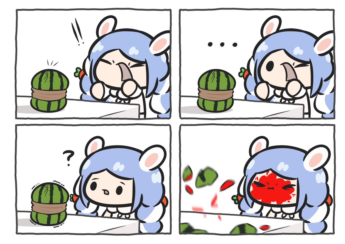 🍉💥
#ぺこらーと 