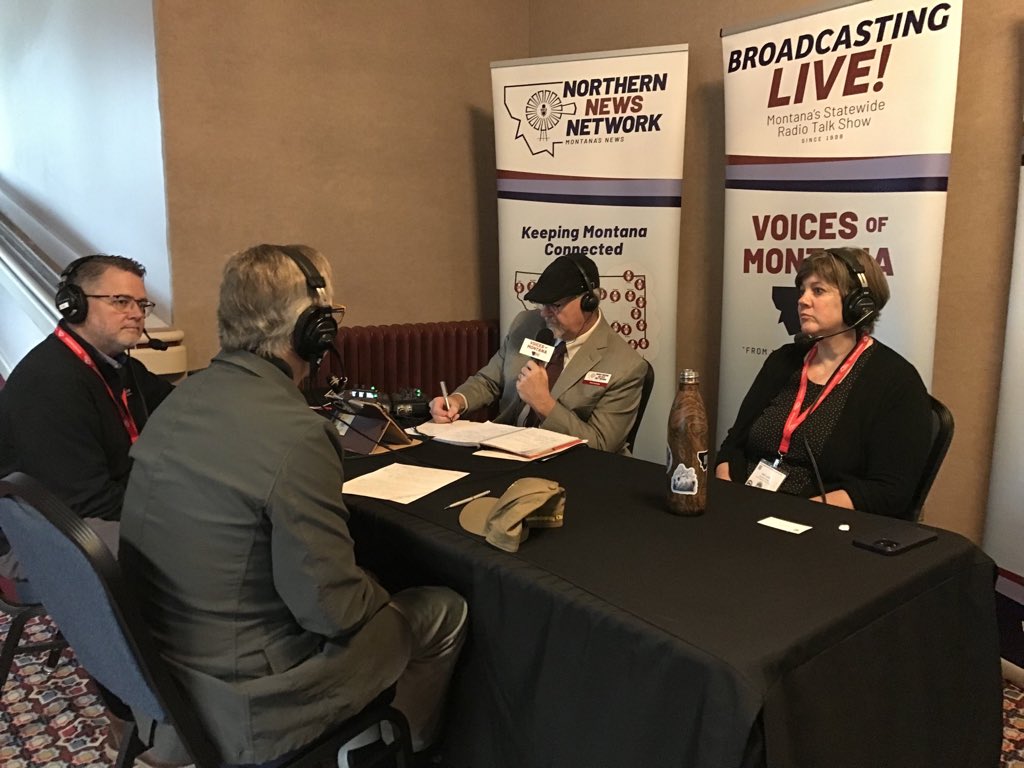 There’s still time to catch the “tour of Montana” Voices of Montana show where we are hearing from mayors from across the state. The broadcast is live from the Montana League of Cities and Towns annual conference in Helena. Tune in live at VoicesofMontana.com.