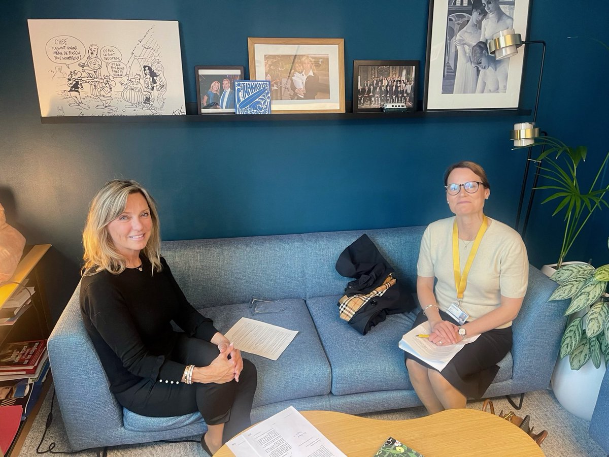 Fruitful meeting today with 🇪🇺 MEP <a href="/Frederiqueries/">Frédérique Ries</a> on Packaging and Packaging Waste Regulation. Looking forward to continue these important discussions!

#packiging #PPWR