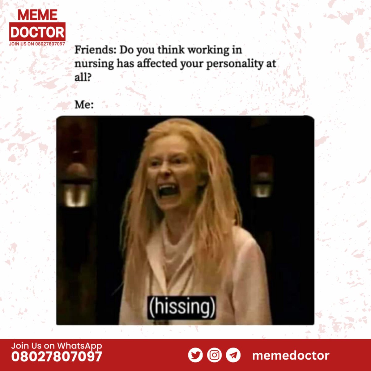 _MemeDoctor's tweet image. Mention them😂