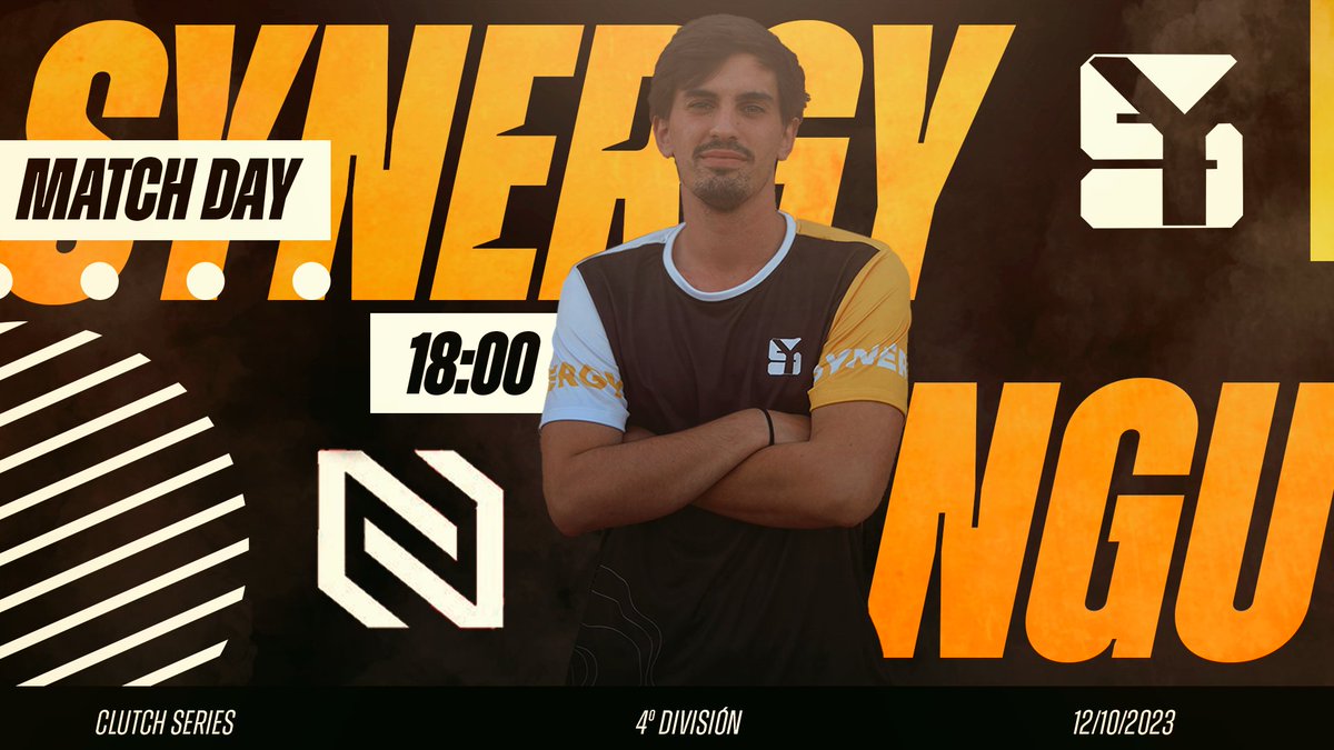 SYNERGYOFICIAL's tweet photo. [#VALORANT]

𝗠𝗔𝗧𝗖𝗛 𝗗𝗔𝗬

¡EMPIEZA LA CLUTCH SERIES!

🕑 18:00H
🆚 @NGU_eSports_ Academy

#GoSYN https://t.co/AWwOGpnM2k