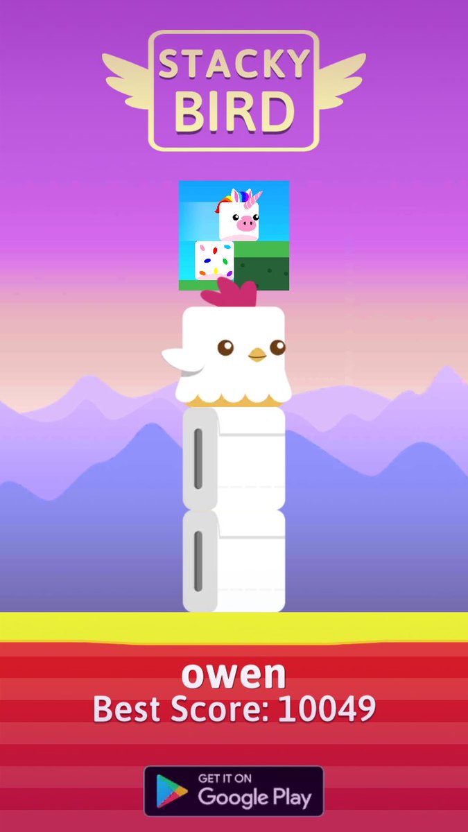 OwenNic20525418's tweet photo. My score on #stackybird: 10049 https://t.co/Hb1TvZFzOx