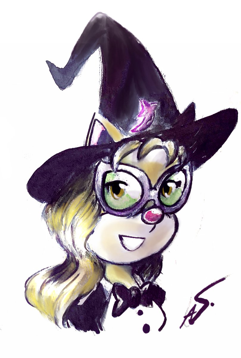 cerulean_mocha's tweet photo. Witchy Kitty. 🐈⬛🧙♀️
Those Halloween posters shall be shown tomorrow. 😎☕️
#watercolor #Watercolour #ink #comics #solforce #cat #kitten #tuxedo #水彩 #猫 https://t.co/RTWxXZzDzg