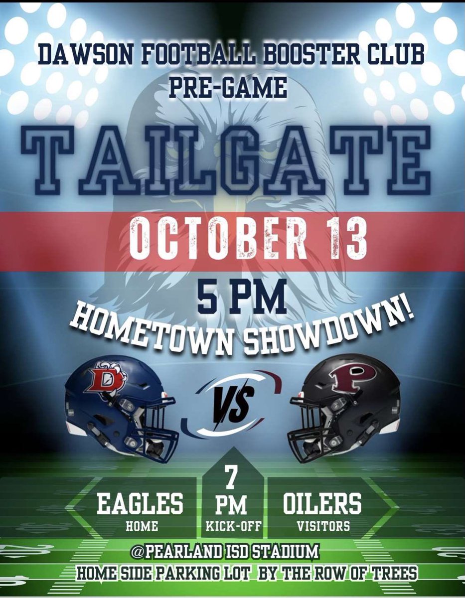 ‼️TAILGATE INFO‼️COME HAVE FUN BEFORE THE GAME AT 5‼️‼️‼️
