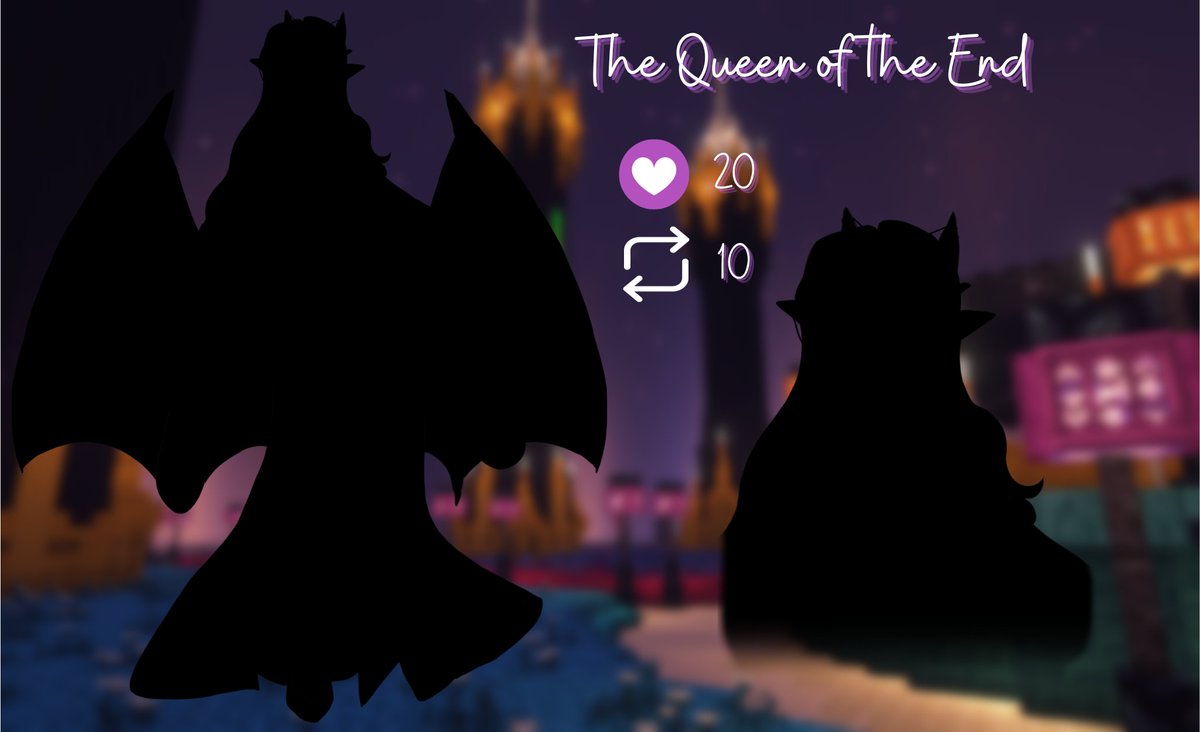 ArtoriaSmp's tweet photo. Alright, another one! The Queen of the End, Descendant of the beloved Erebus and Evelynn, she should have had great rolemodels! https://t.co/nnf8QWcs5I
