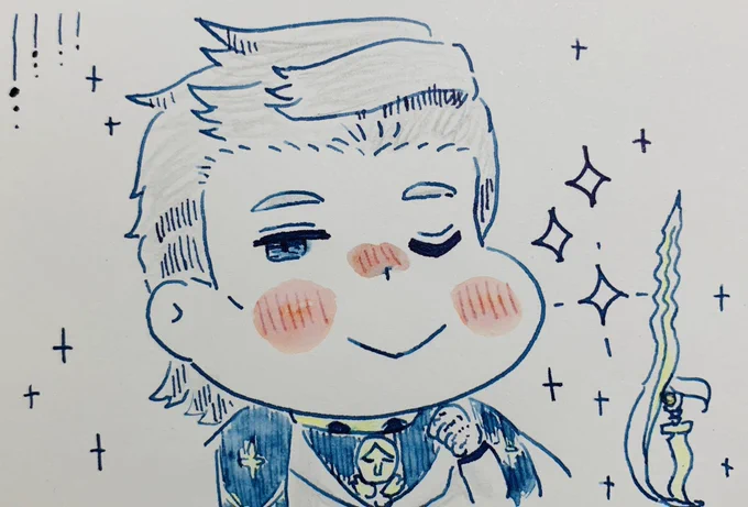 デフォルメの練習でフェルディナンド書きました(?!)

主線はグラブルコラボインクの「マリオネットスターズ」を使用しています 