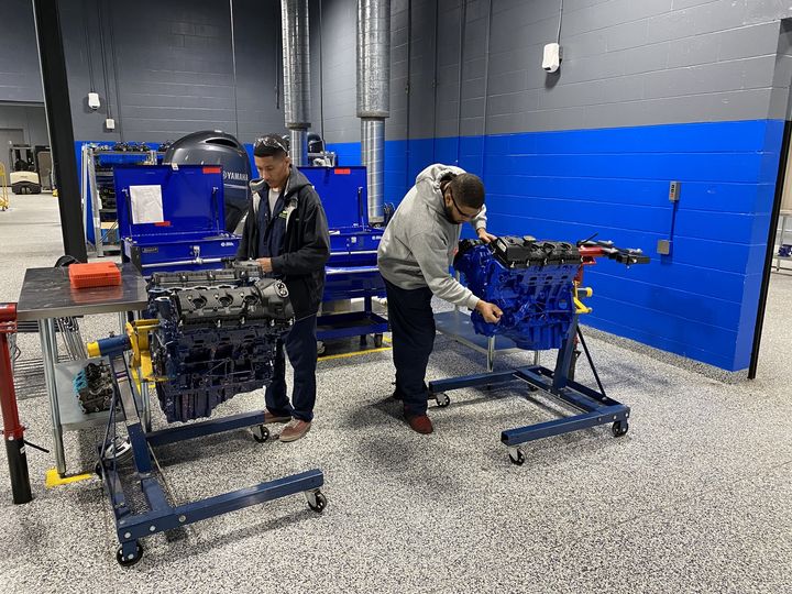 Get ready to kickstart your career in automotive technology! Our students are gearing up their skill sets to work on engines and you can too. Check out our Automotive Technology program here: bit.ly/2TcZTTr. #JTech #AutomotiveTechnology #Education