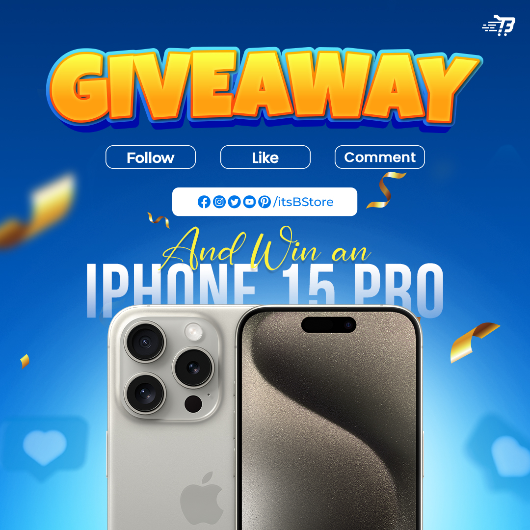 itsBStore's tweet photo. Participate in our giveaway! 

- Follow B-Store page.
- Retweet this post.
- Comment “DONE” on this post.

We will gift the winner an iPhone 15 Pro in the elegant Natural Titanium colour. 
Don't miss out on this incredible opportunity!

#Bstore #Bfamily #ecommerce https://t.co/q5ZEvg2uMk