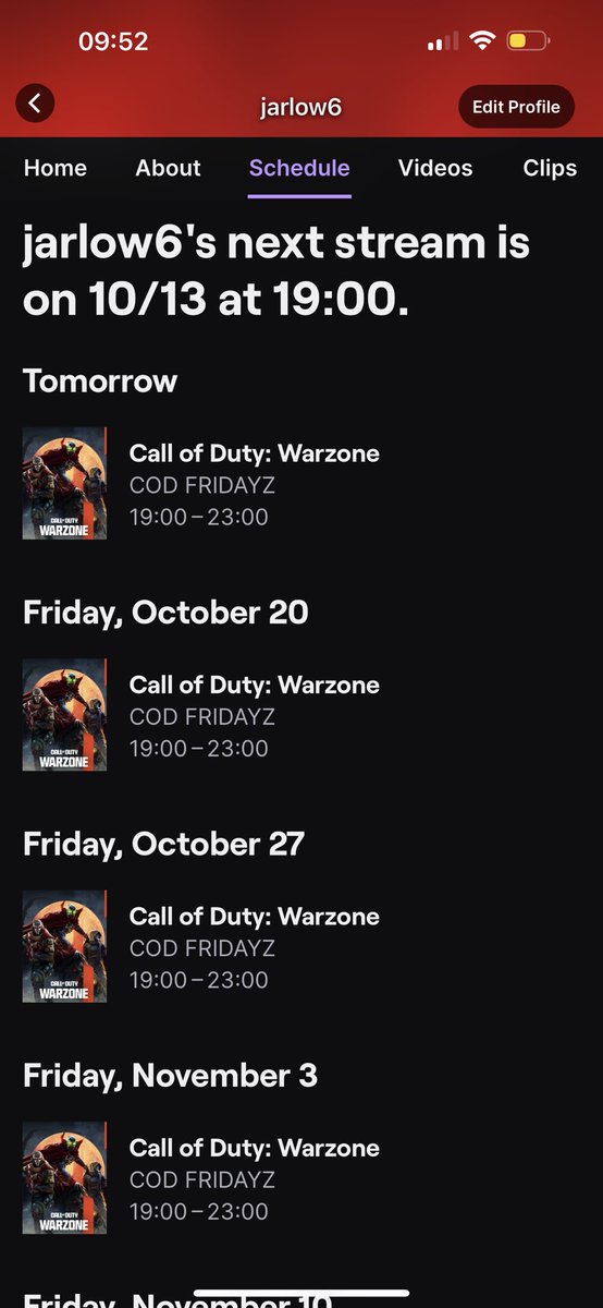 jarlow6's tweet image. 🚨UPDATE : My Friday streams are now on #Twitch ! Join me for COD Fridays at 7pm cst! #CallMeMaybe