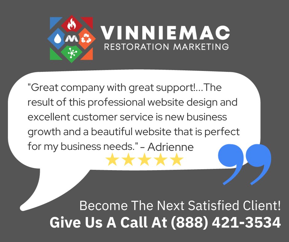 RestorationLead's tweet photo. It's not hard to take your damage restoration business to the next level with Vinnie Mac Restoration Marketing. Our team of experts are here to help you strategize and optimize your marketing plan, driving new leads and creating new business. https://t.co/ygfVAa3ab1