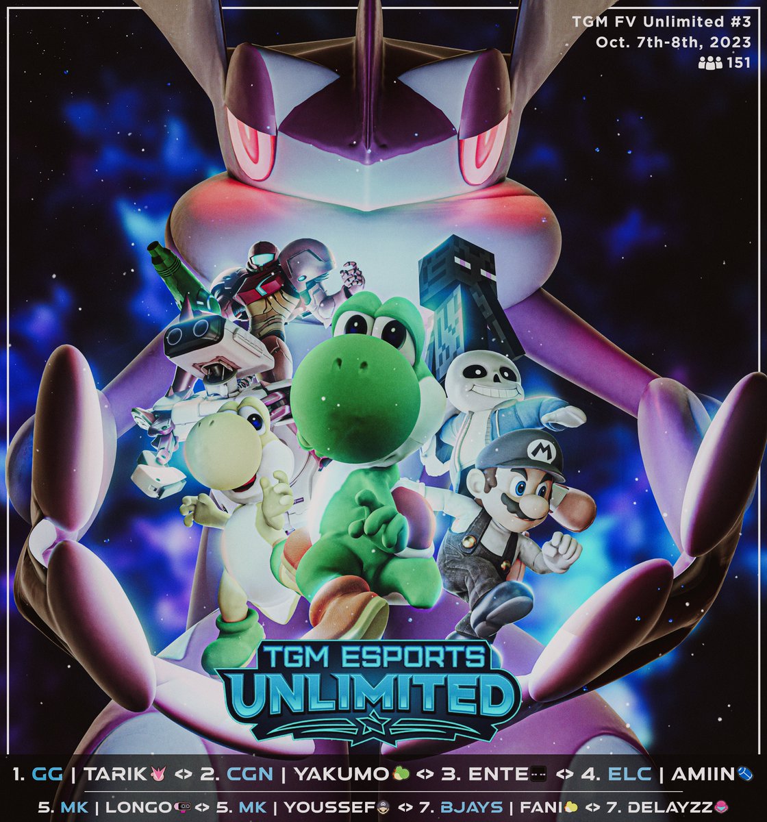 Wir freuen uns, die Top 8 Grafik für #TGMUnlimited zu präsentieren, die <a href="/fjednjunge/">o7 | Fjedn</a> für uns gezaubert hat!

Herzlichen Glückwunsch an die Teilnehmer, die es bis in die Top 8 geschafft haben und allen voran <a href="/TarikDee/">Tarik</a>, der sich den Sieg gesichert hat, ohne ein Set zu verlieren!