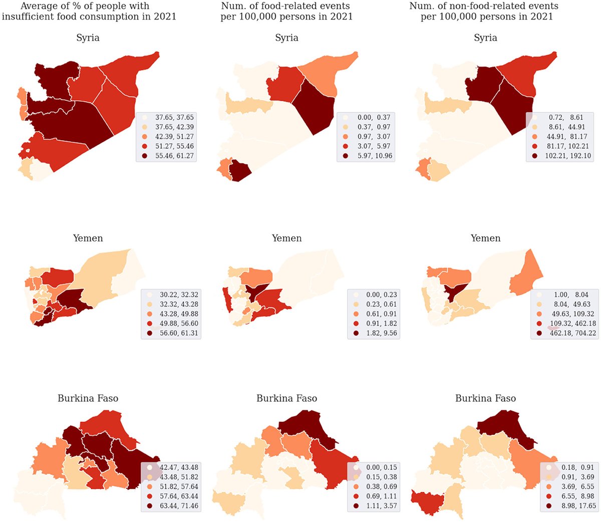 New 📰 out in @FrontSustain Food Systems: 'Impact of food-related conflicts on self-reported food insecurity' w/ @StefaniaFiandr1 @yelenamejova @danielapaolotti @mic_tiz (@ISI_Fondazione) @CaitrionaDowd (@ucdpolitics) @GiuliMartini4 (@WFPVAM) 🔗 doi.org/10.3389/fsufs.…