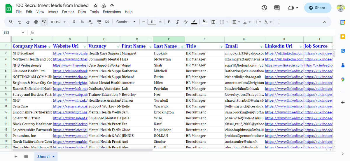 Shiponh32045324's tweet image. Lead Generation Work
#b2bmarketing #b2b #B2BEmailList #B2Bleadgeneration #b2bsales #leadgeneration #leadgen #datascriping #DataEntry #dataanalytics #datasciencejobs #datascience #dataprivacy #linkedinleadgeneration #onlineresearch #listbuilding #Email #emailmarketingg #emaillist