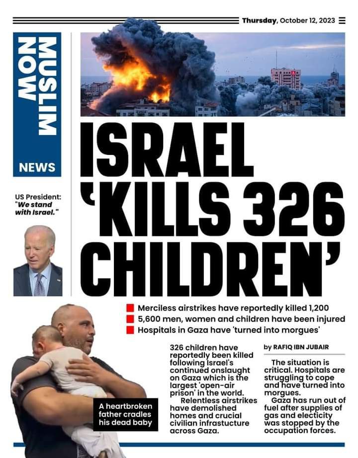 fahadbbu's tweet photo. Terrorists Israel kills 326 children 
#IsraelTerrorists https://t.co/sdwq0R5l1L
