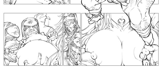 ずっと和姦専門でやっているのに、こういう汚ねえ竿役の方がソロモン君やマルファス君の5倍は早く描けるのが厭だ。私の本性は、どっちだ。 