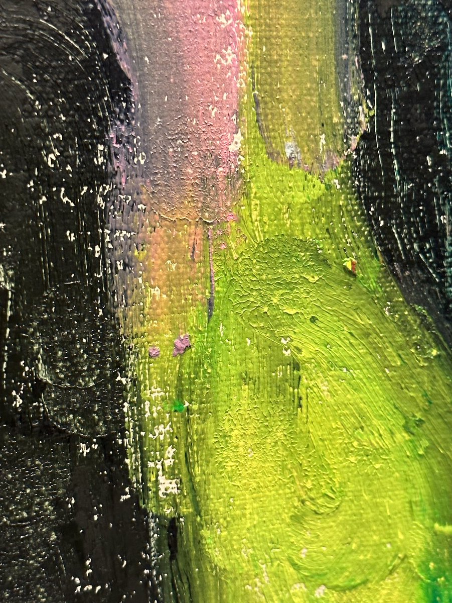 brtmoments's tweet photo. The Apophenies by @Cory_Haber auction begins in one hour 🕐 First 95 bidders will have a chance at receiving a free piece!

Winning bids guaranteed:
◆ Generative on-chain piece
◆ Physical 36” by 48” oil painting of your piece created by Cory &amp; his plotter

Learn more ↓ https://t.co/q6Xph14Zkd