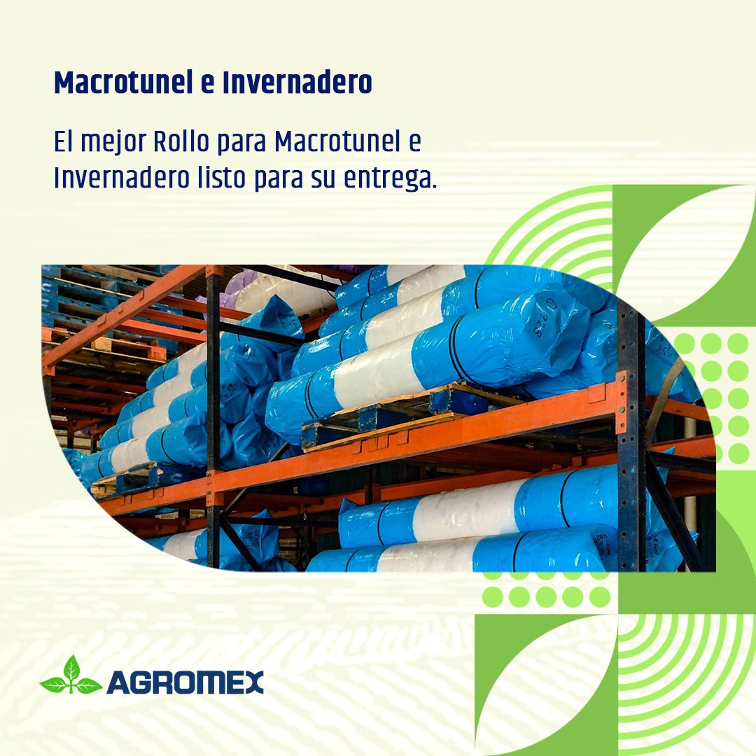 AgromexGDL's tweet photo. En donde te encuentres: Rollos para Macro Túnel, Invernadero, Acolchados, todo entrega inmediata. 

20 Rollos de 6.20x92
20 Rollos de 8.20x62
20 Rollos de 7.50x100
20 Rollos de 12.2x64
20 Rollos de 12.20x32

Llámanos 👨‍💻 33 36881102
WhatsApp 📱 https://t.co/D21waE9FbH https://t.co/lnmccEp9iJ