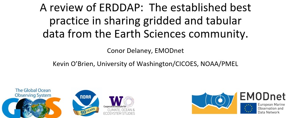 EMODnet's tweet image. At OBPS Workshop VII, #OceanDecade challenges &amp;amp; their role in ocean best practices for collective impact were discussed. #EMODnet&apos;s C.Delaney highlighted #ERDDAP&apos;s significance for global #marinedata sharing. ERDDAP, an open-source tech by @NOAA, serves a vast global community.