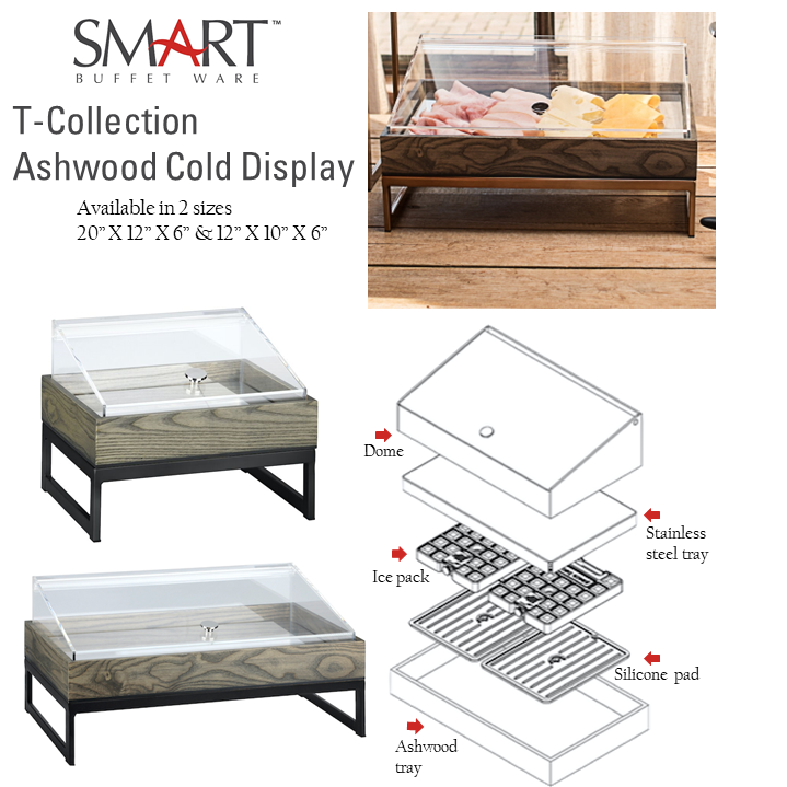 SMARTBuffetWare's tweet image. NEW T-Collection Ashwood Cold Display with acrylic dome cover!
#smartbuffetware #smartbuffet #smartsolutions
smartbuffetware.com