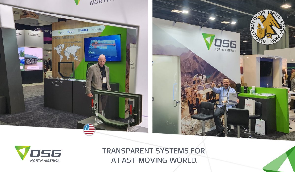 Wrapping up an impactful week at AUSA 2023. We engaged with many colleagues and sparked new opportunities, forging @OSGSafetyGlass's path toward further collaboration and growth. #TeamOSG #AUSA2023.