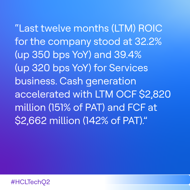 hcltech's tweet photo. Our Chief Financial Officer Prateek Aggarwal on our financial performance in Q2 FY24. Visit our Investor Relations page for more highlights from our #HCLTechQ2 results. #SuperchargingProgress