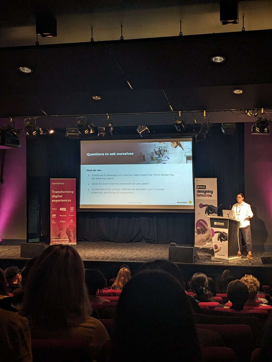 How do we...

💬 Continue to leverage our internal users' expertise while designing for external users?

💬 Solve for both internal and external use cases?

💬 Understand the unique differences between our in-house customers and those of customers?

<a href="/we_are_Nomensa/">Nomensa</a> #InteractLDN