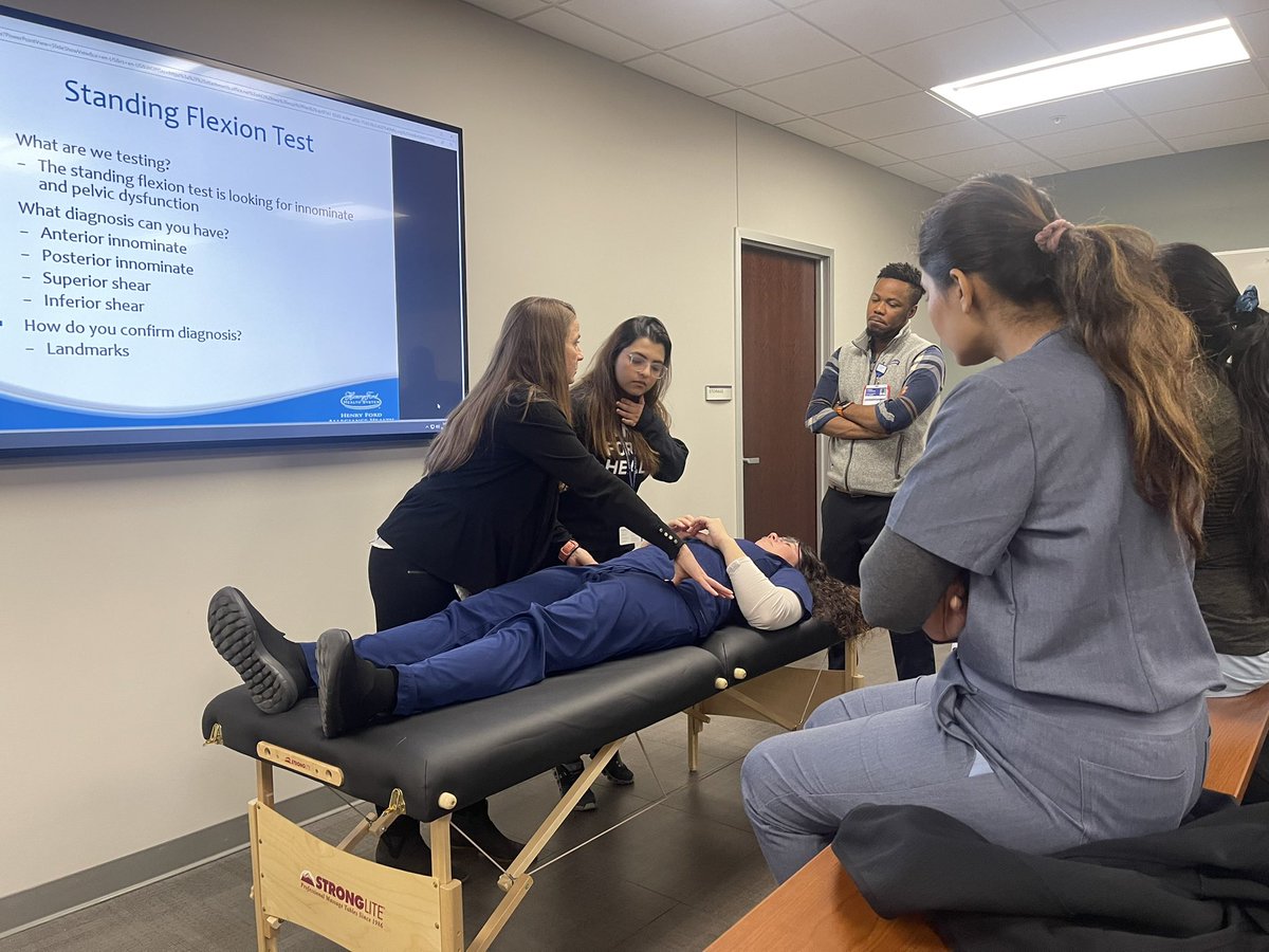HFJHFamMedRes's tweet photo. This week, our PD and APD, Dr. Sturgill and Dr. Williamson, taught our residents the basics of OMM/OMT which is a rolling curriculum for our program! #fmrevolution https://t.co/nkPt5G1ARu